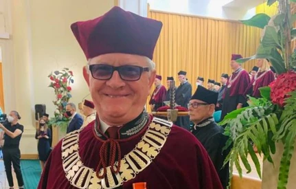 Prof. dr hab. Kazimierz Tomala odznaczony Krzyżem Kawalerskim Orderu Odrodzenia Polski
